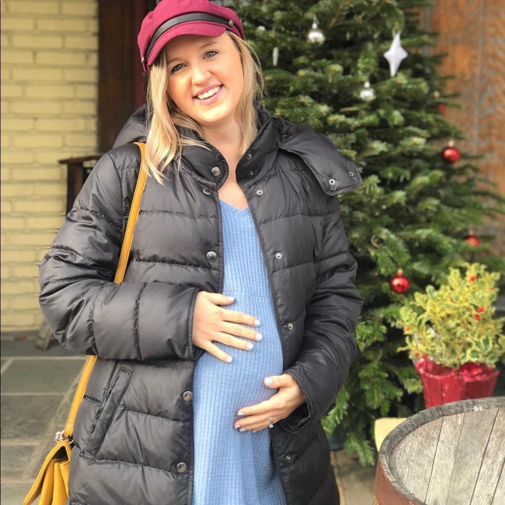 Powder Blue long sleeve Maternity Shirt